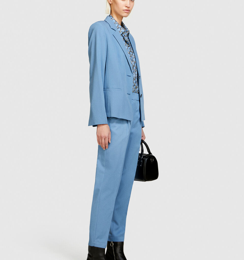 Solid color joggers - women's joggers - Light Blue | Sisley image number 2